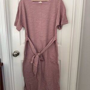 Duluth Trading Co Mauve Midi Dress